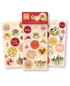 Marianne Design Stickers by Marleen Welkom Herfst (CA3189) (DISCONTINUED)