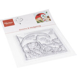 Marianne Design Clear Stamps Hetty's Gnome & Hedgehog (HT1671) (DISCONTINUED)