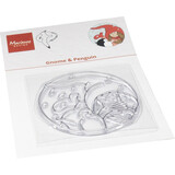 Marianne Design Clear Stamps Hetty's Gnome & Penguin (HT1673) (DISCONTINUED)