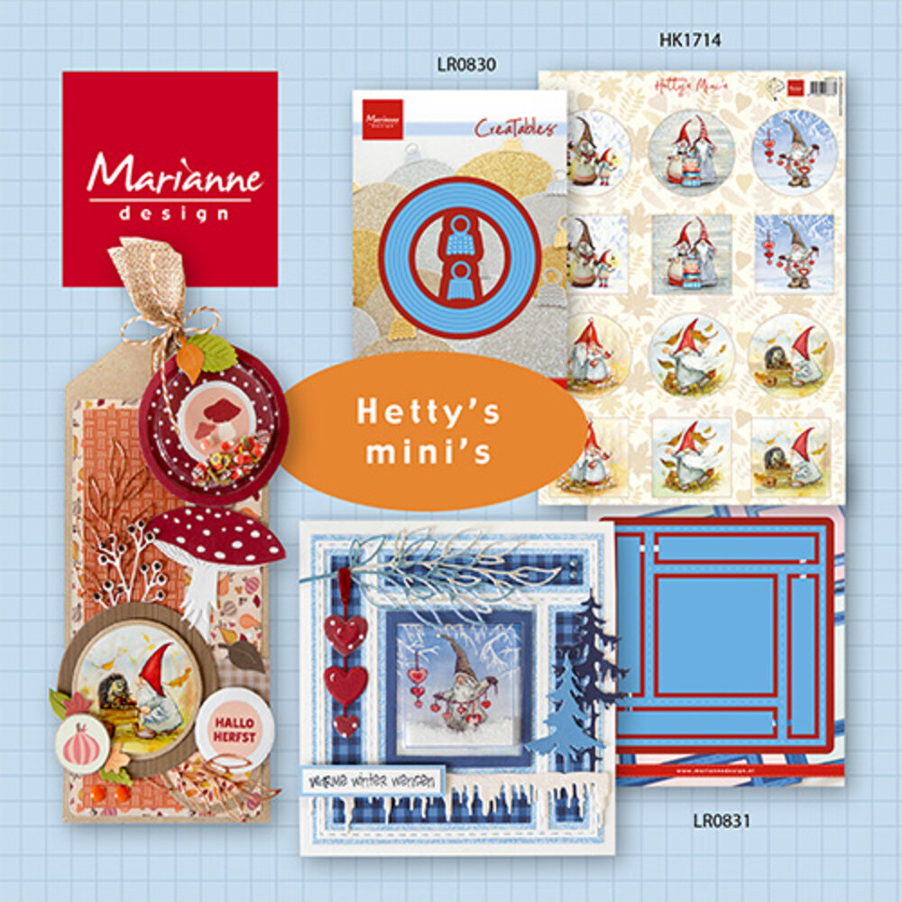 Marianne Design Creatable Log Cabin Layout (LR0831)