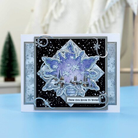 Crafter's Companion In The Frame Snowflake Stories Stamp Falling Snow (SD-ITF-SS-STP-FS) (OUTLET)