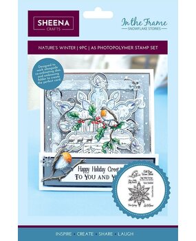 Crafter's Companion In The Frame Snowflake Stories Stamp Nature's Winter (SD-ITF-SS-STP-NW) (OUTLET)