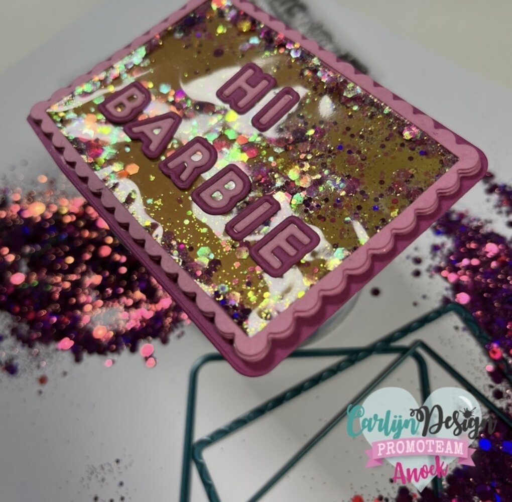 CarlijnDesign Chunky Glitter Colorshift Rainbow Magenta 20g (CDGL-0010) (DISCONTINUED)