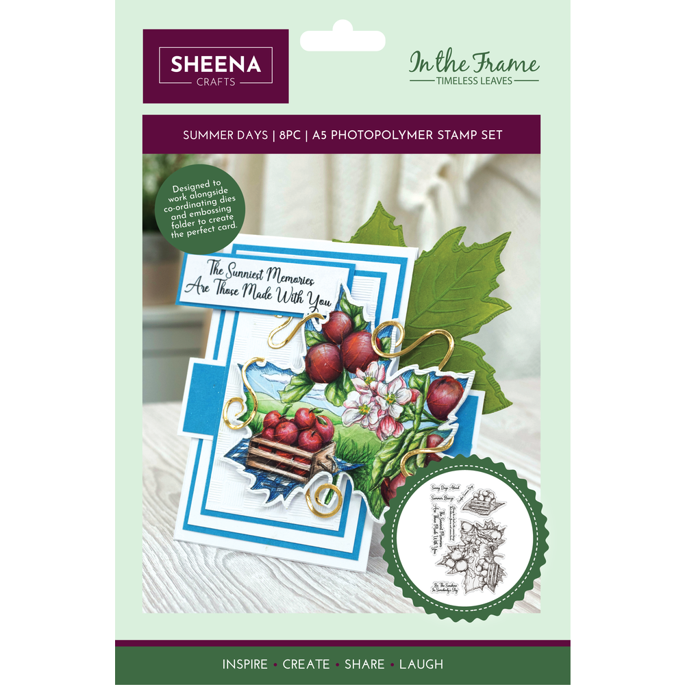 In The Frame Timeless Leaves Stamp Summer Days (SD-ITF-TL-STP-SD ...