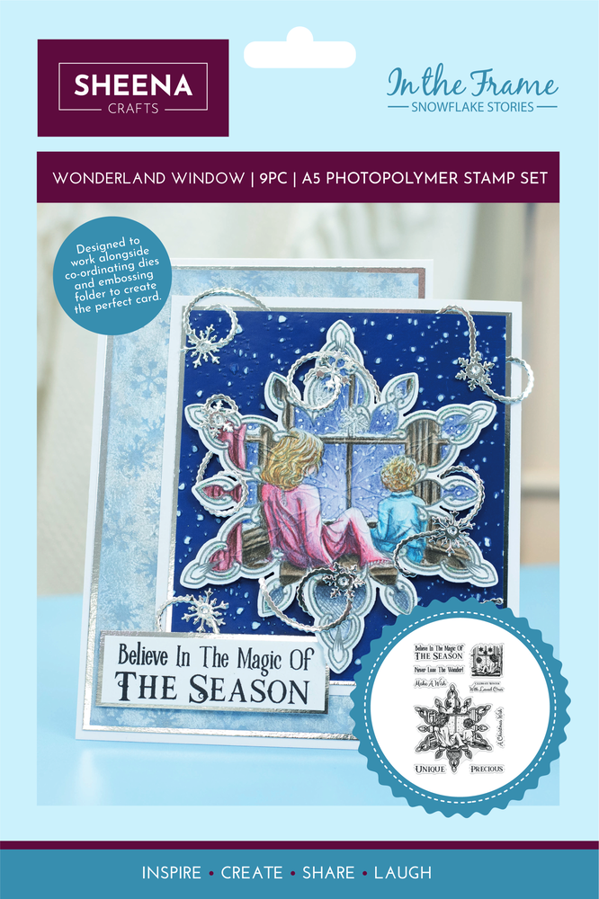 Crafter's Companion In The Frame Snowflake Stories Stamp Wonderland Window (SD-ITF-SS-STP-WW) (OUTLET)