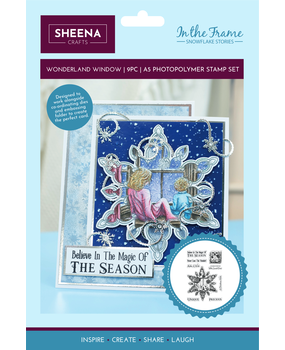 Crafter's Companion In The Frame Snowflake Stories Stamp Wonderland Window (SD-ITF-SS-STP-WW) (OUTLET)