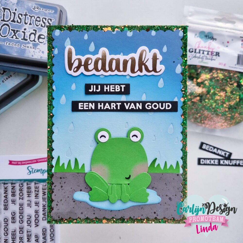 CarlijnDesign Hot Foil Plate Super Bedankt (CDHF-0035) CarlijnDesign Hot Foil Plate Super Bedankt (CDHF-0035)