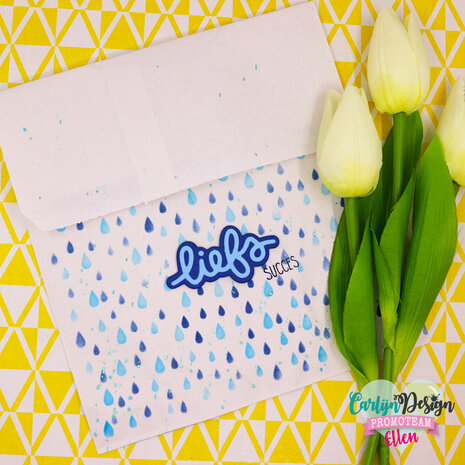 CarlijnDesign Stencil A6 Raindrops (CDSC-0027) CarlijnDesign Stencil A6 Raindrops (CDSC-0027)