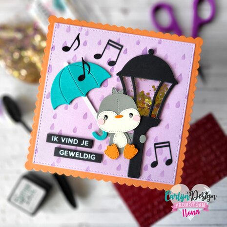 CarlijnDesign Stencil A6 Raindrops (CDSC-0027) CarlijnDesign Stencil A6 Raindrops (CDSC-0027)