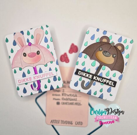 CarlijnDesign Stencil A6 Raindrops (CDSC-0027) CarlijnDesign Stencil A6 Raindrops (CDSC-0027)