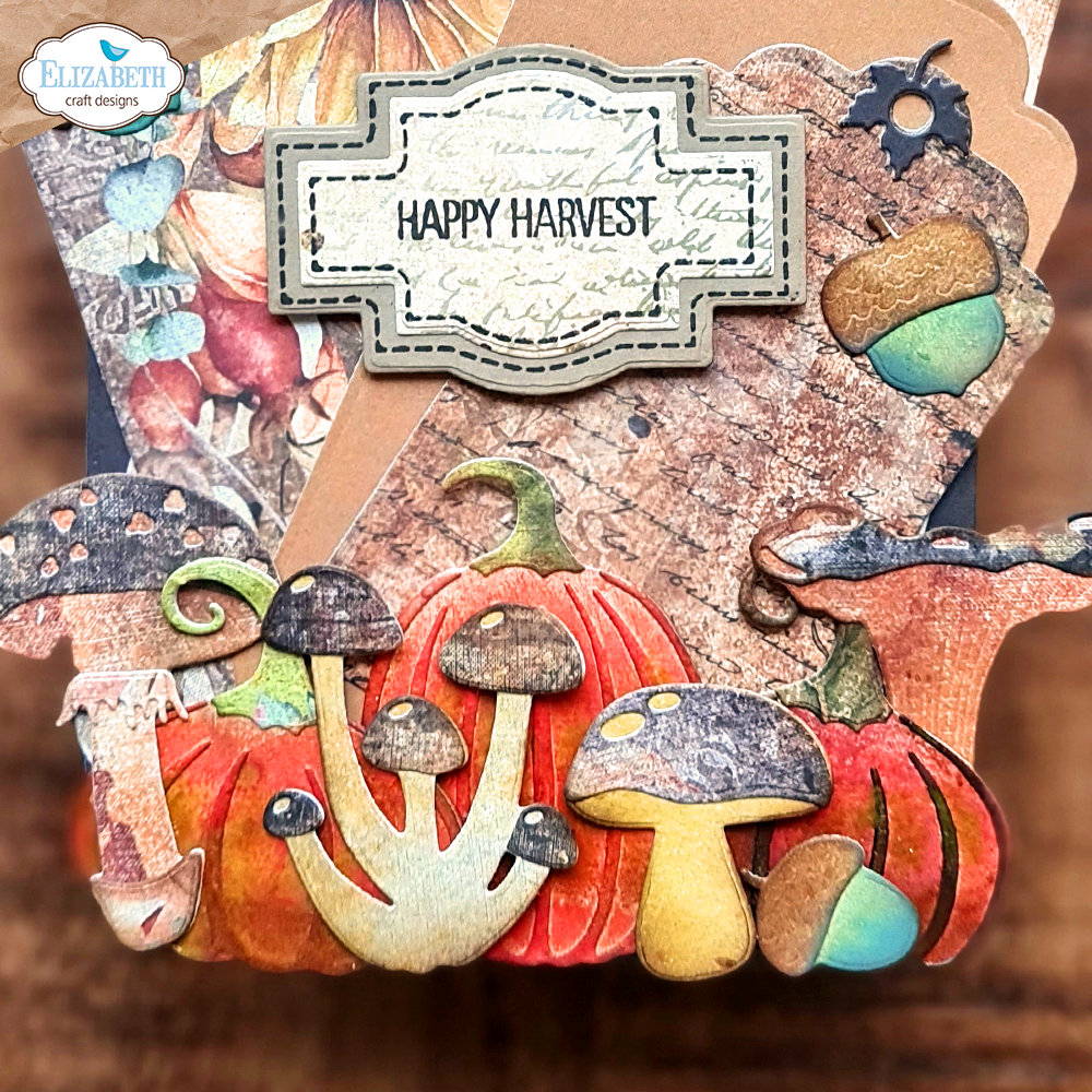 Elizabeth Craft Designs Festive Harvest Dies (2080) (DISCONTINUED)