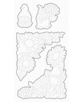 My Favorite Things Sunflower Gnomes Die-Namics (MFT-2613) (OUTLET)