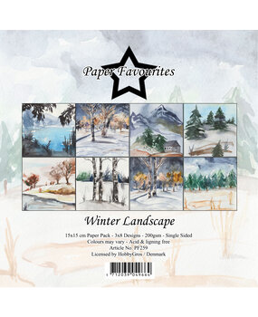 Paper Favourites Winter Landscape 6x6 Inch Paper Pack (PF259) (DISCONTINUED)