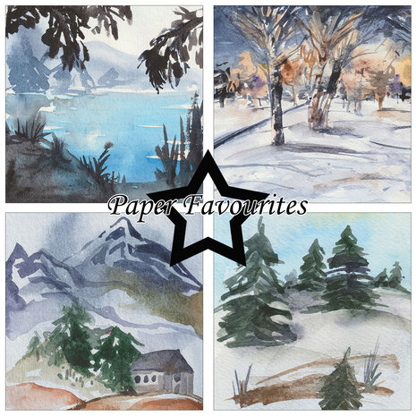 Paper Favourites Winter Landscape 6x6 Inch Paper Pack (PF259) (DISCONTINUED) Paper Favourites Winter Landscape 6x6 Inch Paper Pack (PF259) (DISCONTINUED)