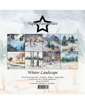 Paper Favourites Winter Landscape 12x12 Inch Paper Pack (PF459) (DISCONTINUED)