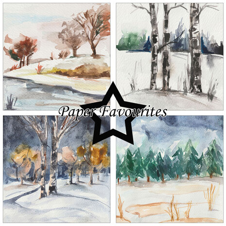 Paper Favourites Winter Landscape 12x12 Inch Paper Pack (PF459) (DISCONTINUED) Paper Favourites Winter Landscape 12x12 Inch Paper Pack (PF459) (DISCONTINUED)