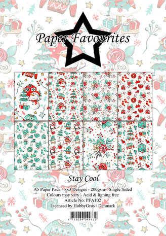 Paper Favourites Stay Cool A5 Paper Pack (PFA102) (DISCONTINUED)