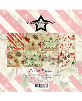 Paper Favourites Santas Present 6x6 Inch Paper Pack (PF260) (DISCONTINUED)
