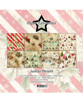 Paper Favourites Santas Present 12x12 Inch Paper Pack (PF460) (DISCONTINUED)
