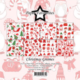 Paper Favourites Christmas Gnomes 6x6 Inch Paper Pack (PF257) (DISCONTINUED)