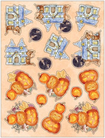 Crafter's Companion Trick or Treat 9x12 Inch 3D Topper Pad (CC-CRE-DTPAD9-TRT) (OUTLET)