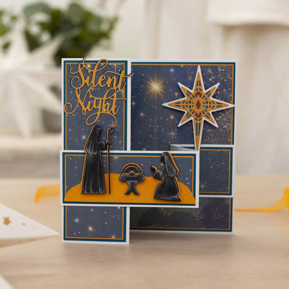 Crafter's Companion O' Holy Night Metal Die Silent Night (OHN-MD-SILENT) (OUTLET)