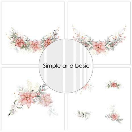 Simple and Basic Christmas Gnomes 12x12 Inch Paper Pack (SBP723) (DISCONTINUED)