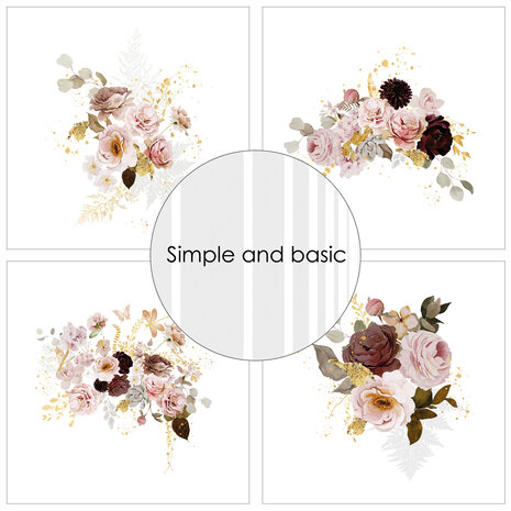 Simple and Basic Autumn Flowers 12x12 Inch Paper Pack (SBP722) (DISCONTINUED) Simple and Basic Autumn Flowers 12x12 Inch Paper Pack (SBP722) (DISCONTINUED)