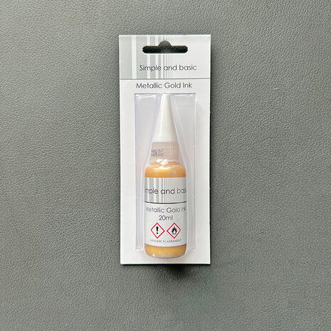 Simple and Basic Metallic Gold Ink 20ml (SBI004) (DISCONTINUED)