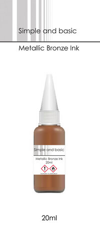 Simple and Basic Metallic Bronze Ink 20ml (SBI002) (OUTLET)