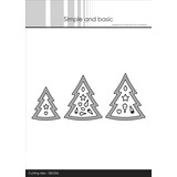 Simple and Basic Christmas Trees Cutting Dies (SBD356) (DISCONTINUED)