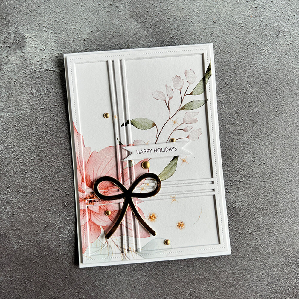 Simple and Basic A6 Cover w/ Stripes Cutting Dies (SBD352) (DISCONTINUED)