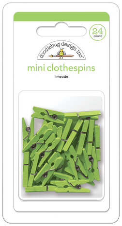 Doodlebug Design Limeade Mini Clothespins (24pcs) (8138) (DISCONTINUED) Doodlebug Design Limeade Mini Clothespins (24pcs) (8138) (DISCONTINUED)