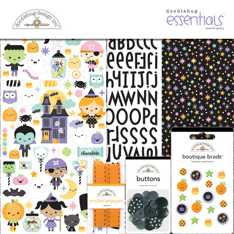 Doodlebug Design Sweet & Spooky Essentials Kit (8281) (DISCONTINUED) Doodlebug Design Sweet & Spooky Essentials Kit (8281) (DISCONTINUED)