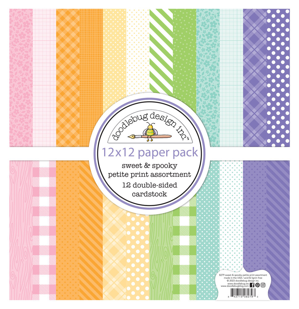 Doodlebug Design Sweet & Spooky 12x12 Inch Petite Prints Assortment Pack (8279) (DISCONTINUED) Doodlebug Design Sweet & Spooky 12x12 Inch Petite Prints Assortment Pack (8279) (DISCONTINUED)
