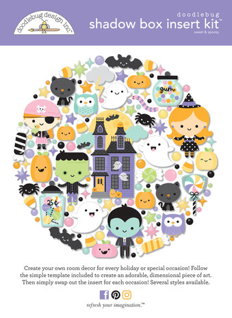 Doodlebug Design Sweet & Spooky Shadow Box Kit (8277) (DISCONTINUED) Doodlebug Design Sweet & Spooky Shadow Box Kit (8277) (DISCONTINUED)