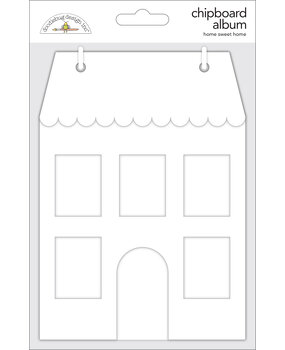 Doodlebug Design Home Sweet Home Chipboard Album (8340) (DISCONTINUED)