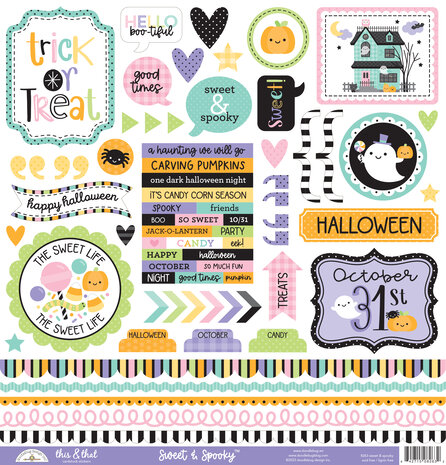 Doodlebug Design Sweet & Spooky This & That Stickers (8263) (DISCONTINUED) Doodlebug Design Sweet & Spooky This & That Stickers (8263) (DISCONTINUED)