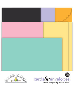 Doodlebug Design Sweet & Spooky Assortment Cards & Envelopes (8260) (DISCONTINUED)