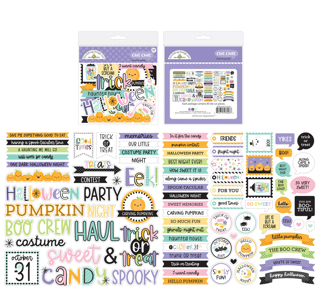 Doodlebug Design Sweet & Spooky Chit Chat (8258) (OUTLET) Doodlebug Design Sweet & Spooky Chit Chat (8258) (OUTLET)