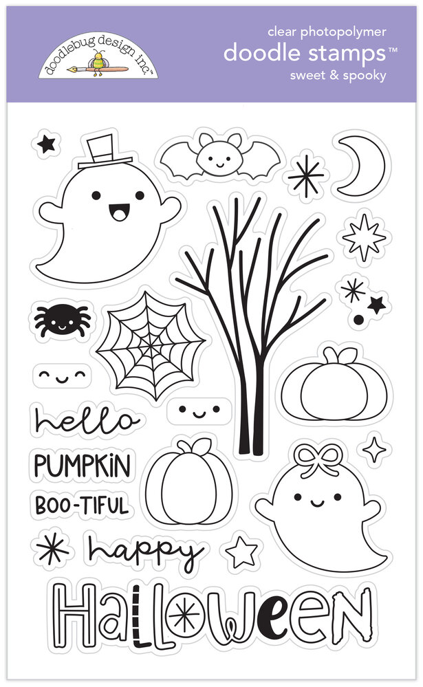 Doodlebug Design Sweet & Spooky Doodle Stamps (8253) (DISCONTINUED)
