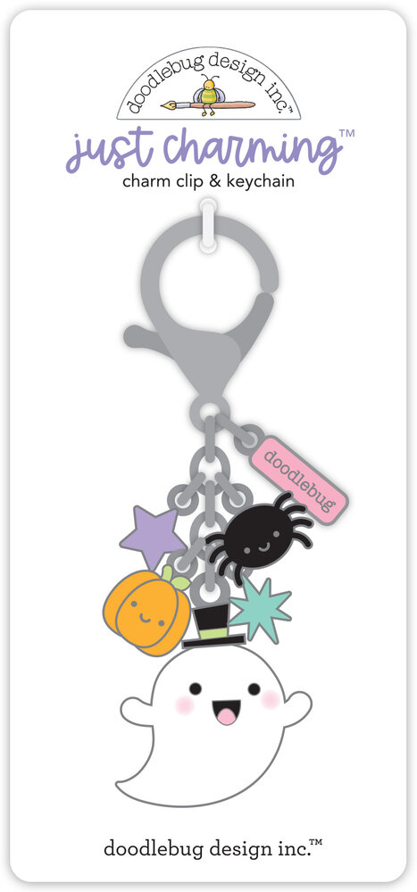 Doodlebug Design Boo-Tique Just Charming Clip & Keychain (8249) (DISCONTINUED)