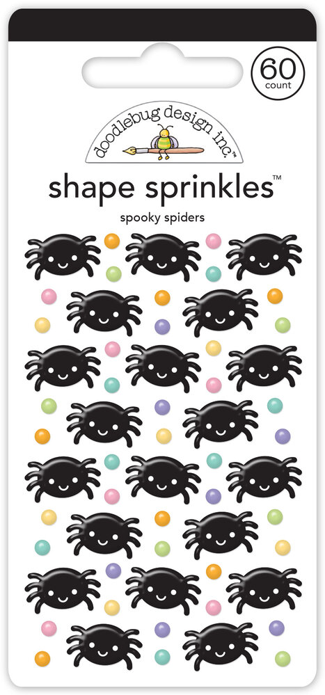 Doodlebug Design Spooky Spiders Shape Sprinkles (8234) (DISCONTINUED) Doodlebug Design Spooky Spiders Shape Sprinkles (8234) (DISCONTINUED)