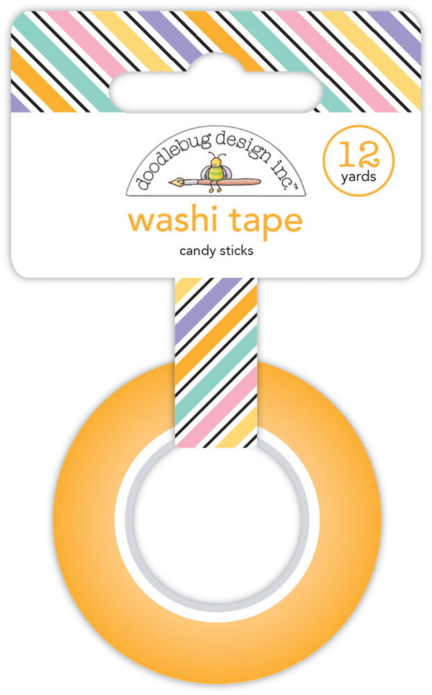 Doodlebug Design Candy Sticks Washi Tape (8229) (DISCONTINUED) Doodlebug Design Candy Sticks Washi Tape (8229) (DISCONTINUED)
