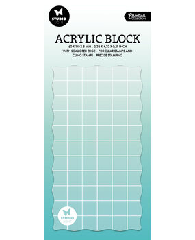 Studio Light Acrylic Stamp Block 60x110mm (SL-ES-ASB08) (BASIC)