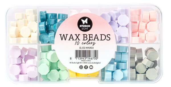 Studio Light Wax Beads Pastels 10x7g (SL-ES-WAX03) (BASIC) Studio Light Wax Beads Pastels 10x7g (SL-ES-WAX03) (BASIC)