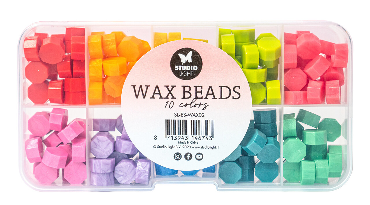 Studio Light Wax Beads Bright 10x7g (SL-ES-WAX02) (BASIC) Studio Light Wax Beads Bright 10x7g (SL-ES-WAX02) (BASIC)
