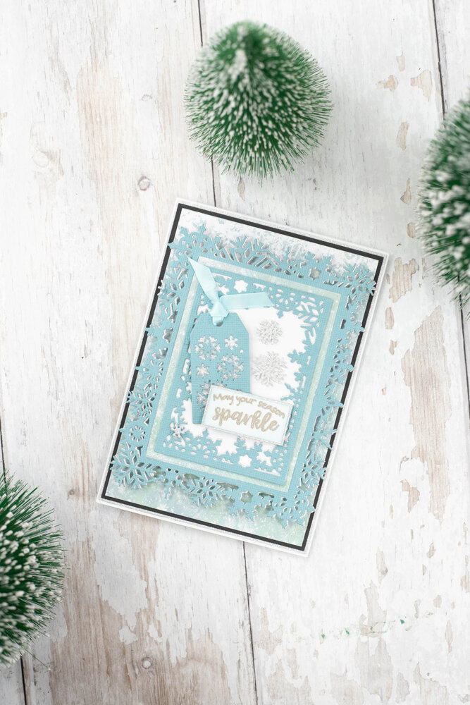 Crafter's Companion Christmas Nesting Cutting & Embossing Die Shimmering Snowflakes (CC-DCE-MD-SHSN) (OUTLET)