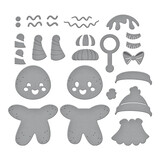 Spellbinders Dancin' Gingerbread Etched Dies (S5-609)