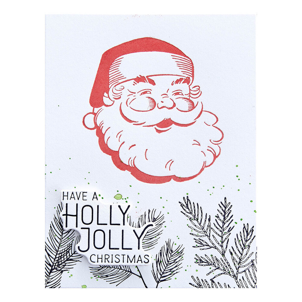 Spellbinders Holly Jolly Santa Press Plate & Die Set (BP-054) (OUTLET) Spellbinders Holly Jolly Santa Press Plate & Die Set (BP-054) (OUTLET)